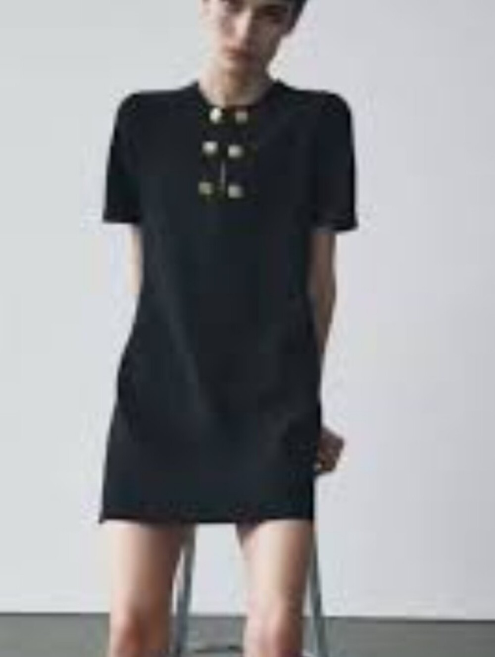 Zara Black Dress Size Large